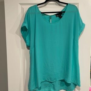 Teal women’s dress shirt